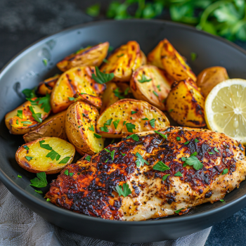 Easy Air Fryer Chicken Breast And Potatoes