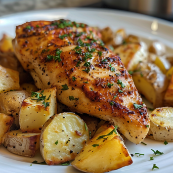 Easy Air Fryer Chicken Breast And Potatoes