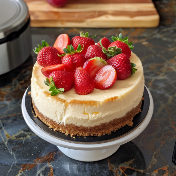 Easy Classic Instant Pot Cheesecake