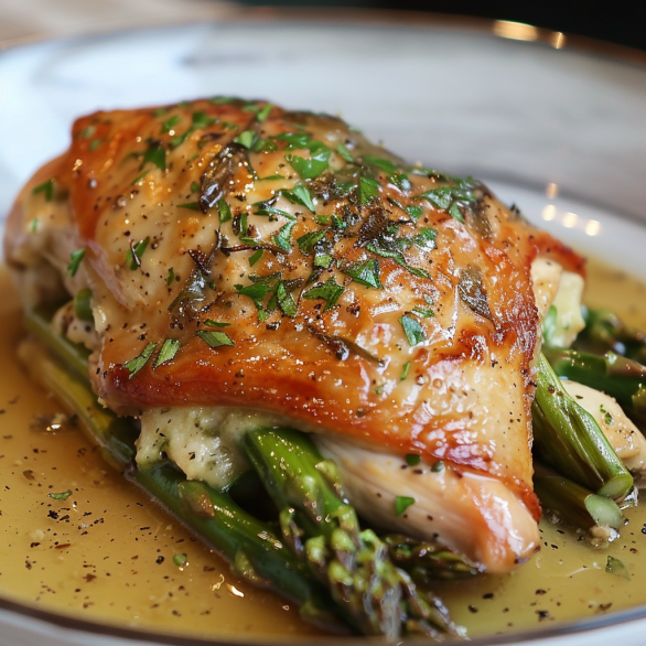 Easy Asparagus Stuffed Chicken Recipe