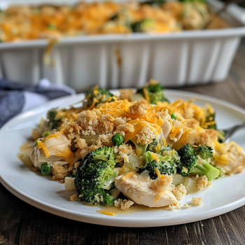 Easy Low-Carb Chicken & Broccoli Casserole