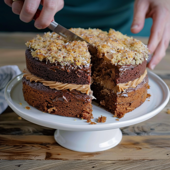 Easy German Chocolate Cake