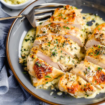 Easy Creamy Garlic Butter Parmesan Chicken