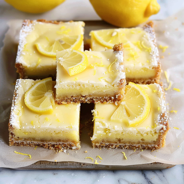 Easy Creamy Lemon Squares