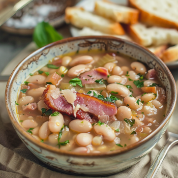 Easy Ham & White Beans