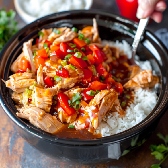 Easy Hawaiian Crockpot Chicken