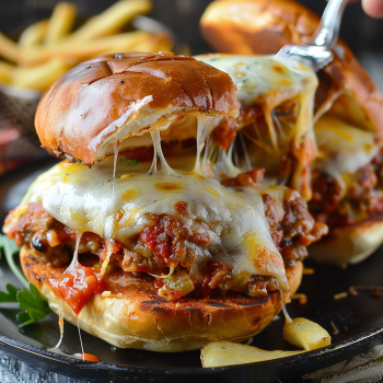 Easy Old School Pizza Burgers