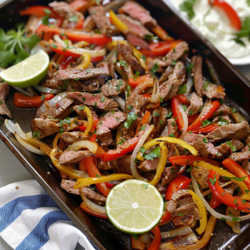 Easy Sizzling Steak Fajitas