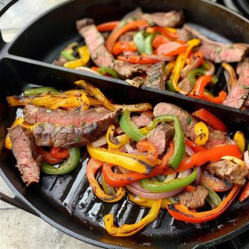 Easy Sizzling Steak Fajitas