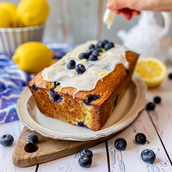 Easy Lemon Blueberry Loaf