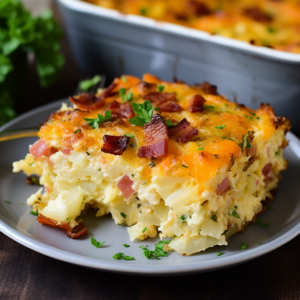 Bacon Egg And Hashbrown Casserole A Hearty Breakfast Delight