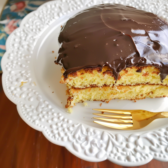 Easy Boston Cream Cake