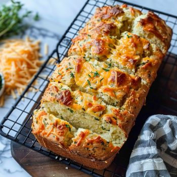 Easy Cheddar Cheese Quick Bread