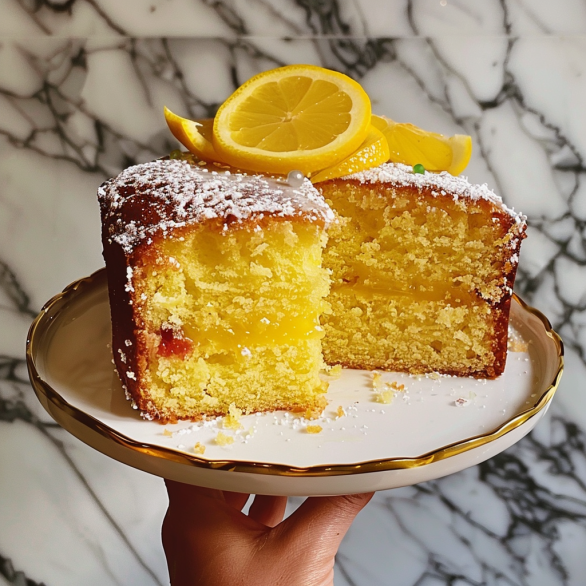 Easy Lady Bird Lemon Cake