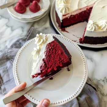 Easy Red Velvet Cheesecake