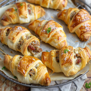 Easy Sausage Cream Cheese Crescents