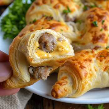 Easy Sausage Cream Cheese Crescents