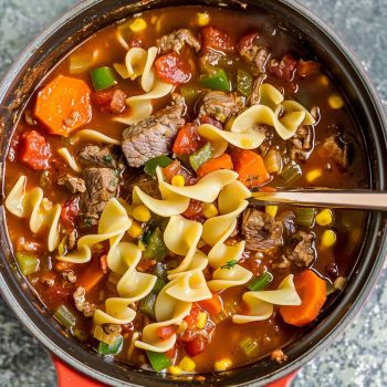 Easy Vegetable Beef Noodle Soup