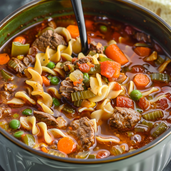 Easy Vegetable Beef Noodle Soup