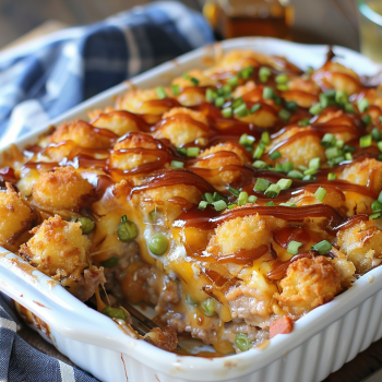 Easy Big Mac Tater Tot Casserole