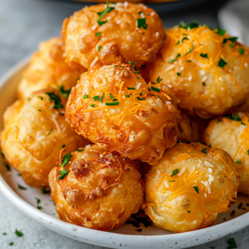 Easy Cheddar Cheese Puffs