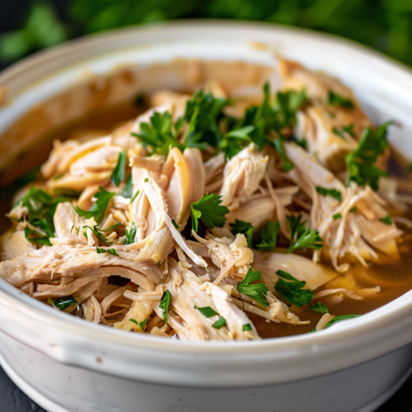 Easy Crockpot Shredded Chicken Recipe