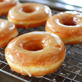 Easy Krispy Kreme Glazed Doughnuts