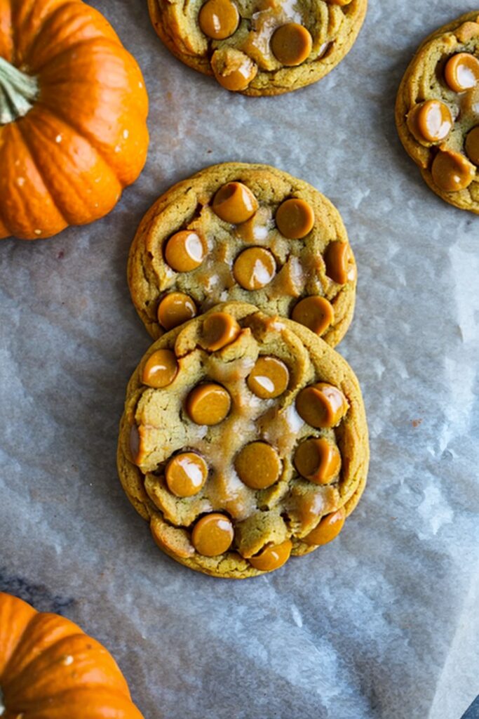 Pumpkin Butterscotch Chip Cookies