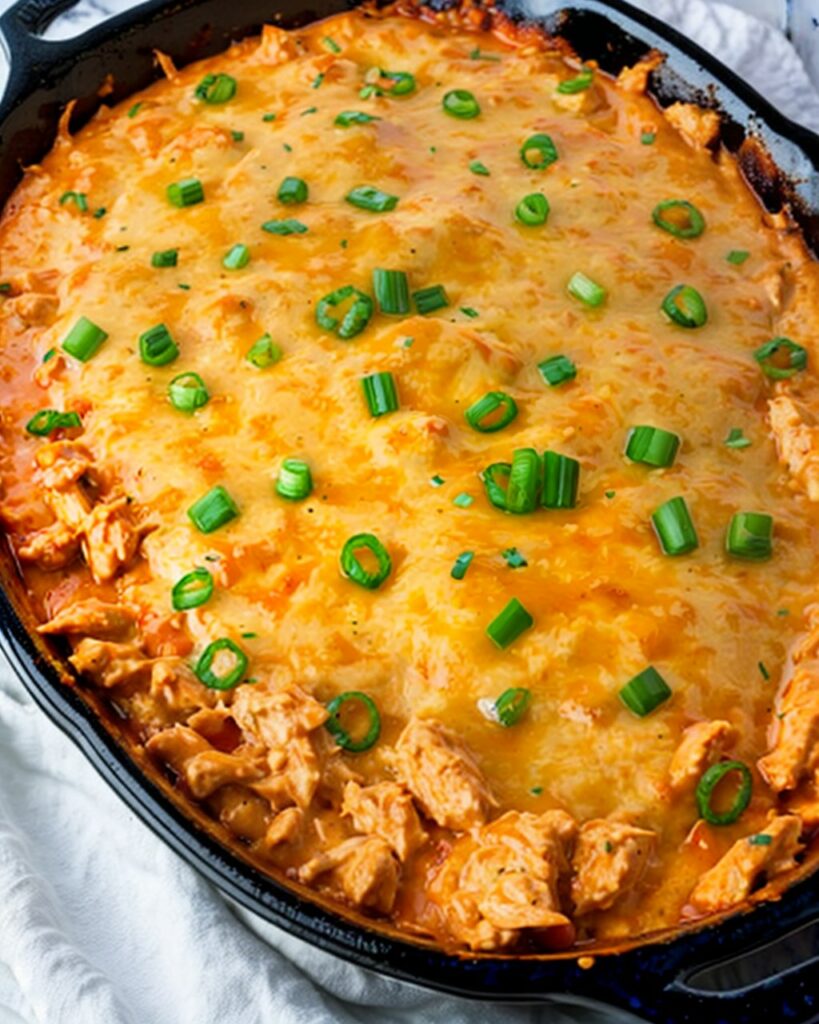 Cheesy Buffalo Chicken Dip