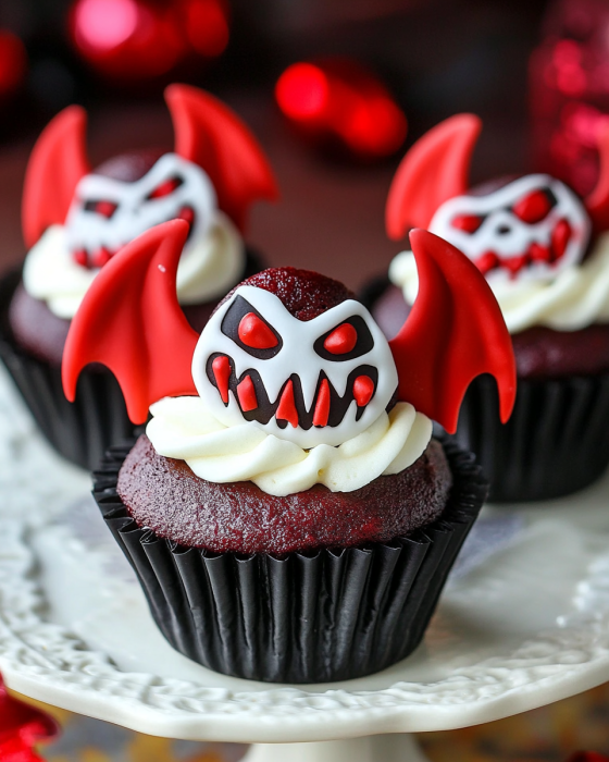 Easy Dracula Cupcakes Recipe