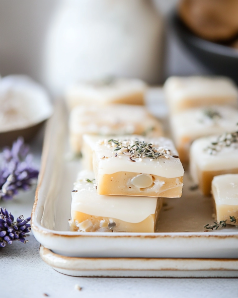 Easy Iced Lemon Lavender Shortbread Cookies