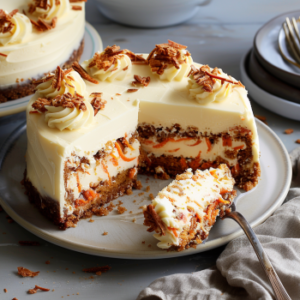 Easy Carrot Cake Cheesecake Recipe