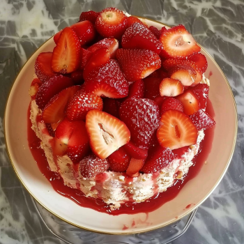 Homemade New York Style Strawberry