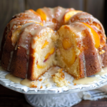 Easy Sour Cream Peach Pound Cake