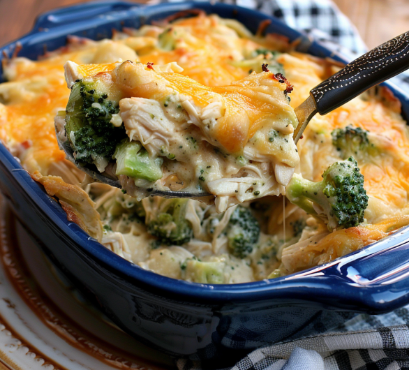 Perfect Low-Carb Chicken & Broccoli Casserole