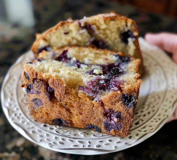 Quick and Easy Blueberry Bread - Bursting with Berry Bliss!