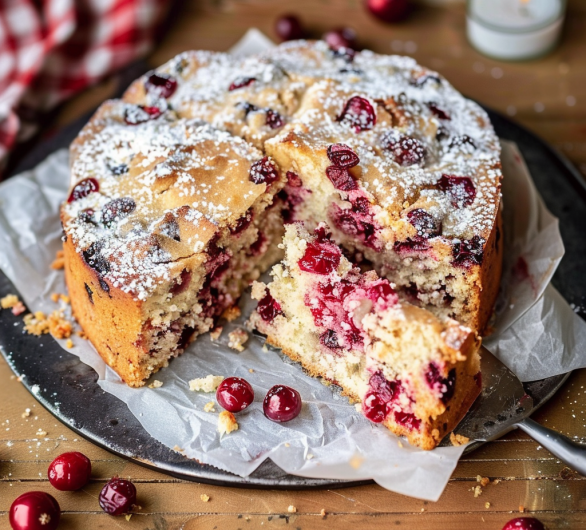 Cranberry Christmas Cake