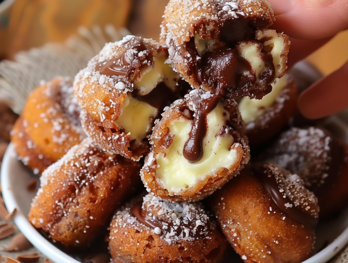 Fried Cocoa Swivels - A Crispy Twist on Chocolate Delight!