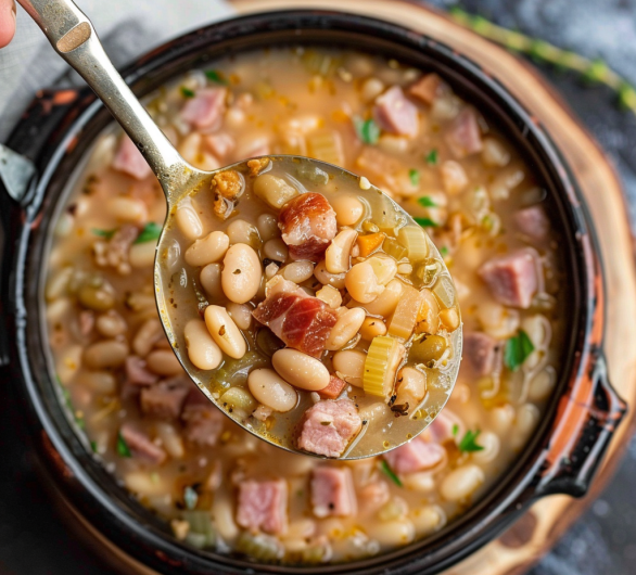 HAM & WHITE BEANS