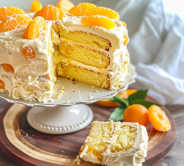 Mandarin Orange Pineapple Cake