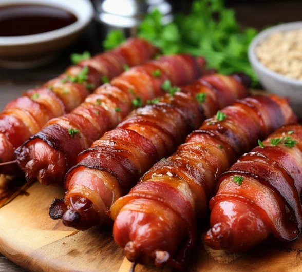 Bacon-Wrapped Smokies - Irresistible Bite-Sized Bliss for Every Occasion!