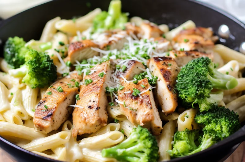 Spicy Cajun Chicken and Broccoli Alfredo - A Flavorful Fusion Fiesta!