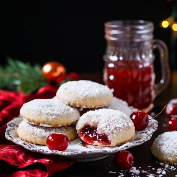 Holiday Maraschino Cherry Shortbread Cookies Festive Delights To Savor Cuts Food 4196