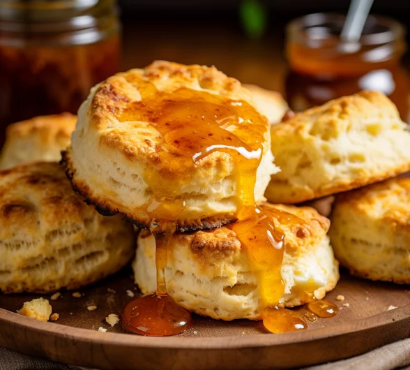 Homemade buttermilk biscuits