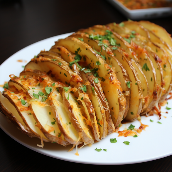 Crispy Sliced Baked Potatoes: A Perfectly Golden Delight - Cuts Food