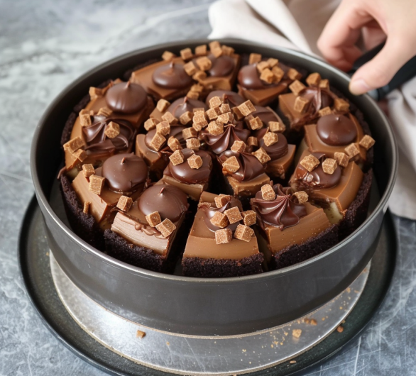 CARAMEL CHOCOLATE CHEESECAKE