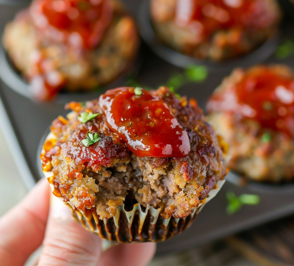 MEATLOAF IN A MUFFIN PAN