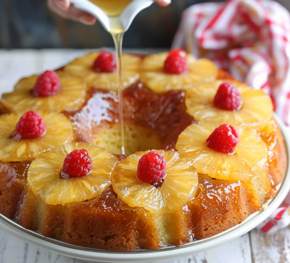 Pineapple Upside Down Bundt Cake