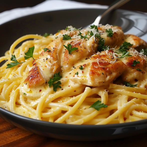 Easy Heavenly Angel Chicken Pasta