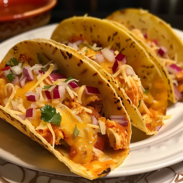  Easy Baked Chicken Tacos